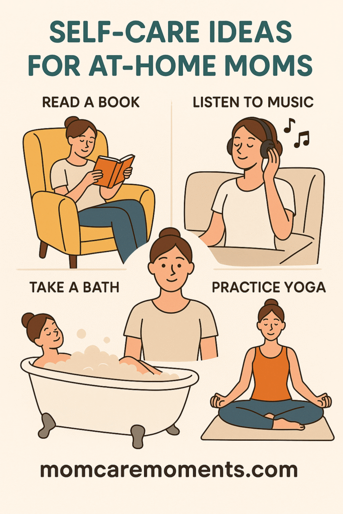 self-care ideas for at-home moms