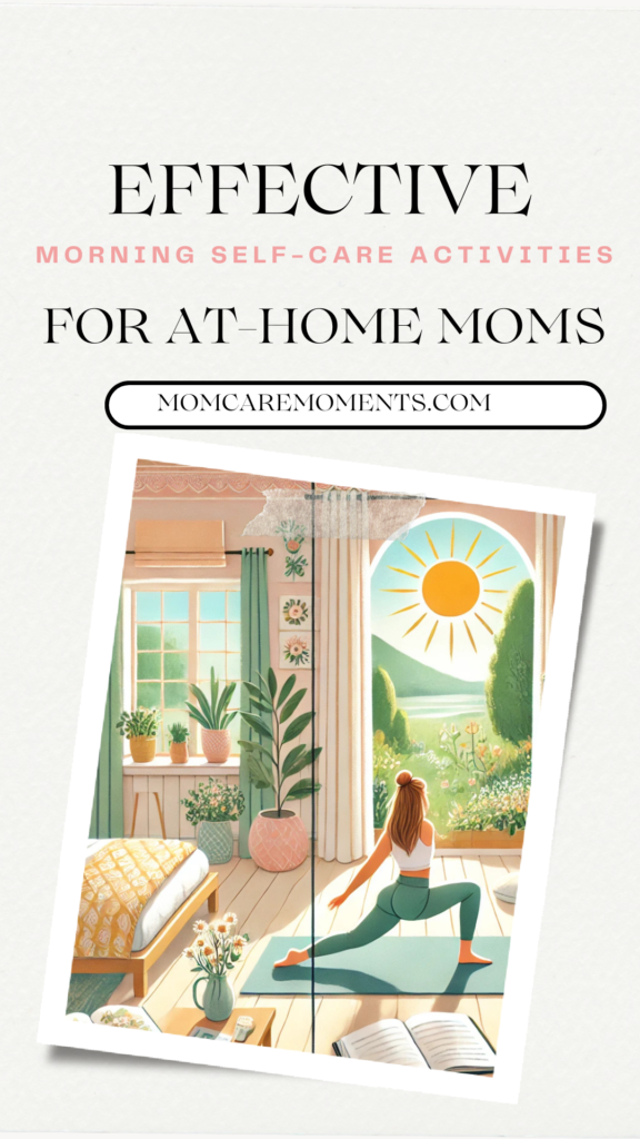 Morning Self-Care activities for At-Home Moms