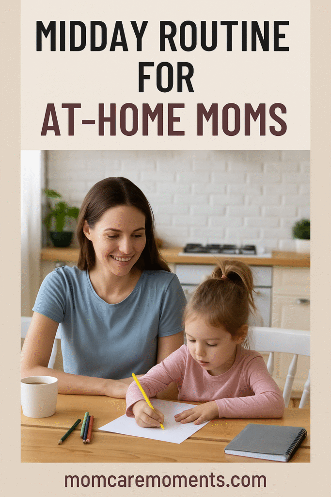 Midday Routine for At-Home Moms: Reset, Refocus & Re-energize