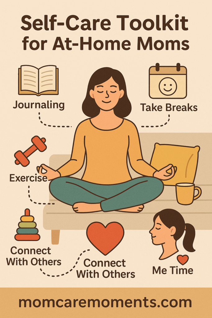 Self-care toolkit for at-home moms