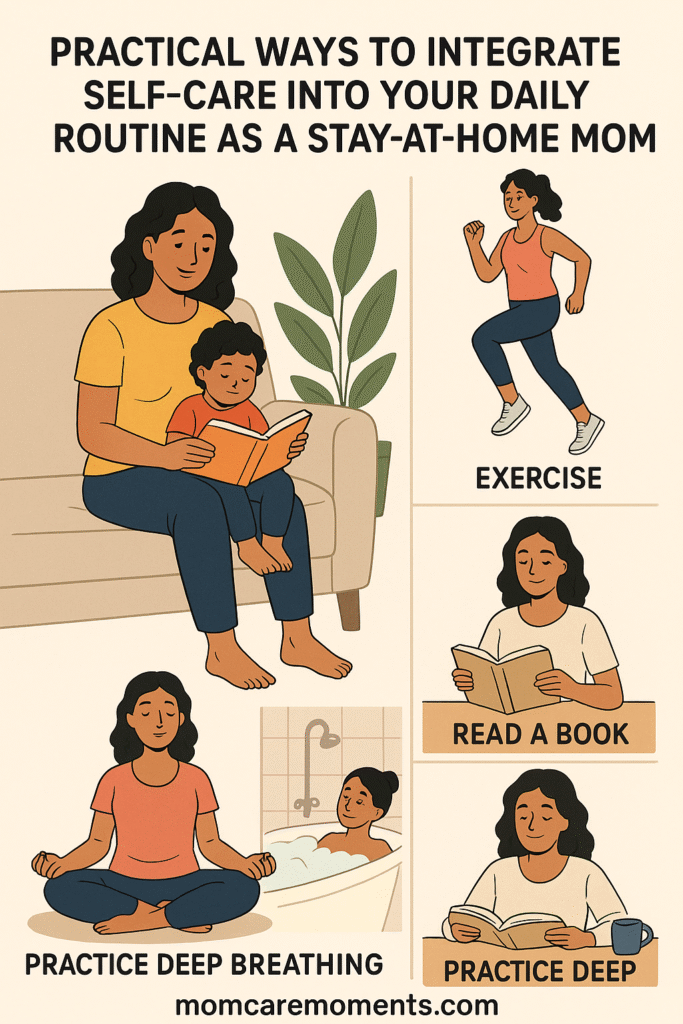 practical ways to integrate self-care into your daily routine as a stay-at-home mom 