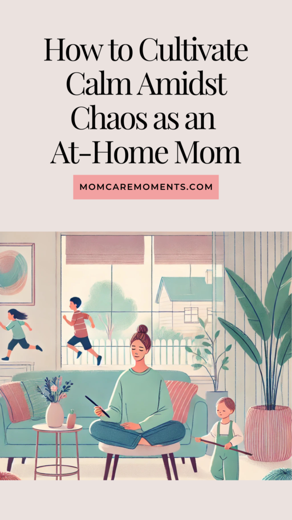 How to Cultivate Calm Amidst Chaos as an At-Home Mom