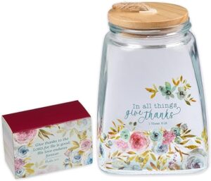 Christian Art Gifts Keepsake Count Your Blessings Jar