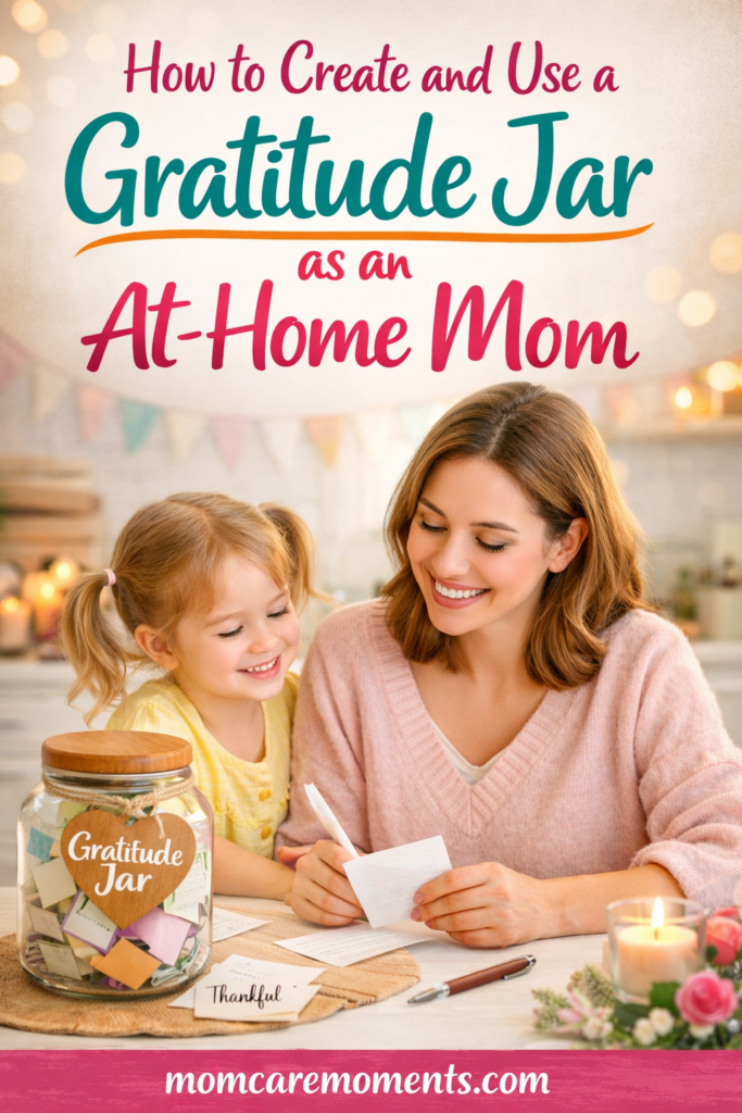 How to Create a Gratitude Jar for At-Home Moms