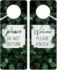 Fun Plus Do Not Disturb Door Hanger Sign