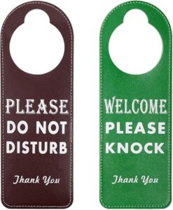 Kichwit Do Not Disturb Door Hanger Sign