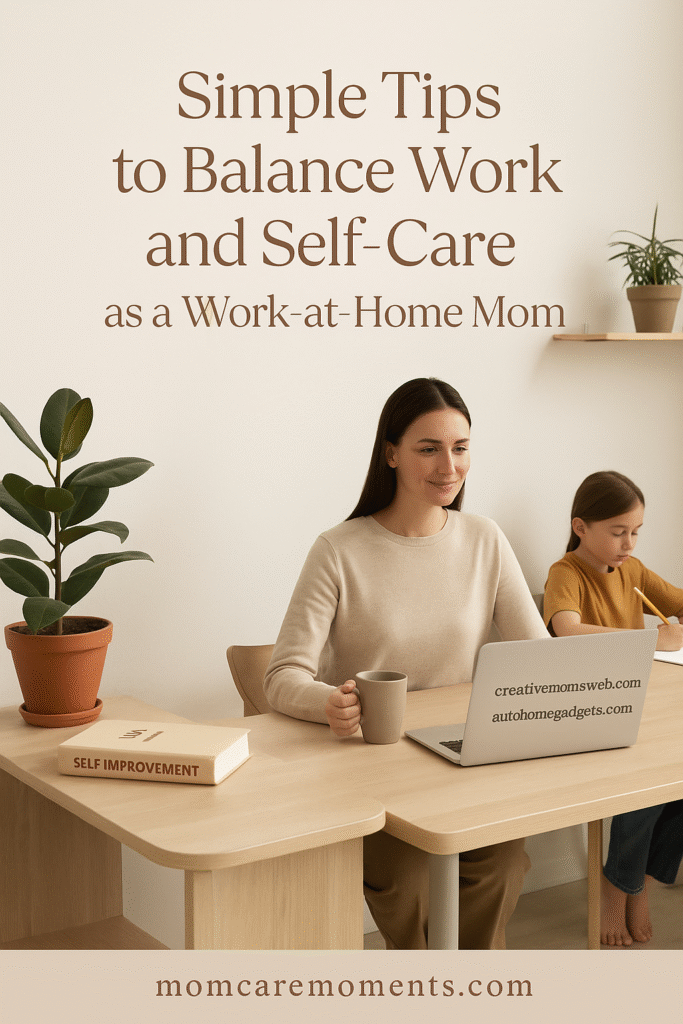 Simple Tips for Balancing Work and Self-Care as a Work-at-Home Mom