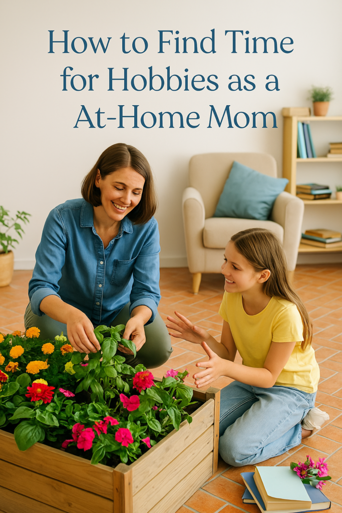 How to Find Time for Hobbies as an At-Home Mom