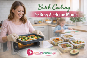 Read more about the article Batch Cooking for Busy At-Home Moms: How to Prepare Meals in Bulk to Save Time and Stress