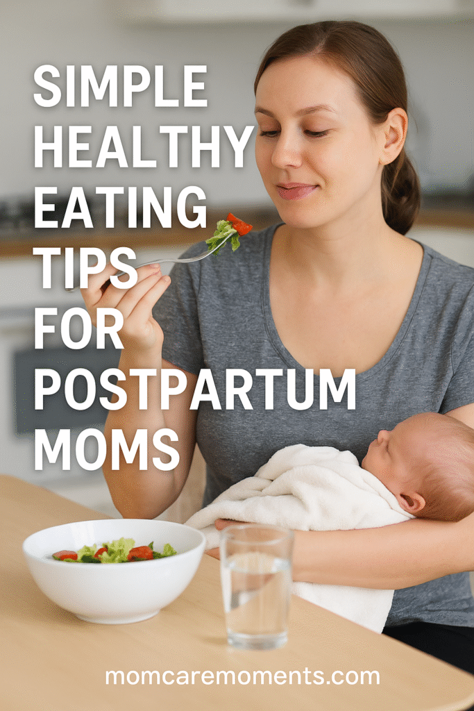 Simple Healthy Eating Tips for Postpartum Moms