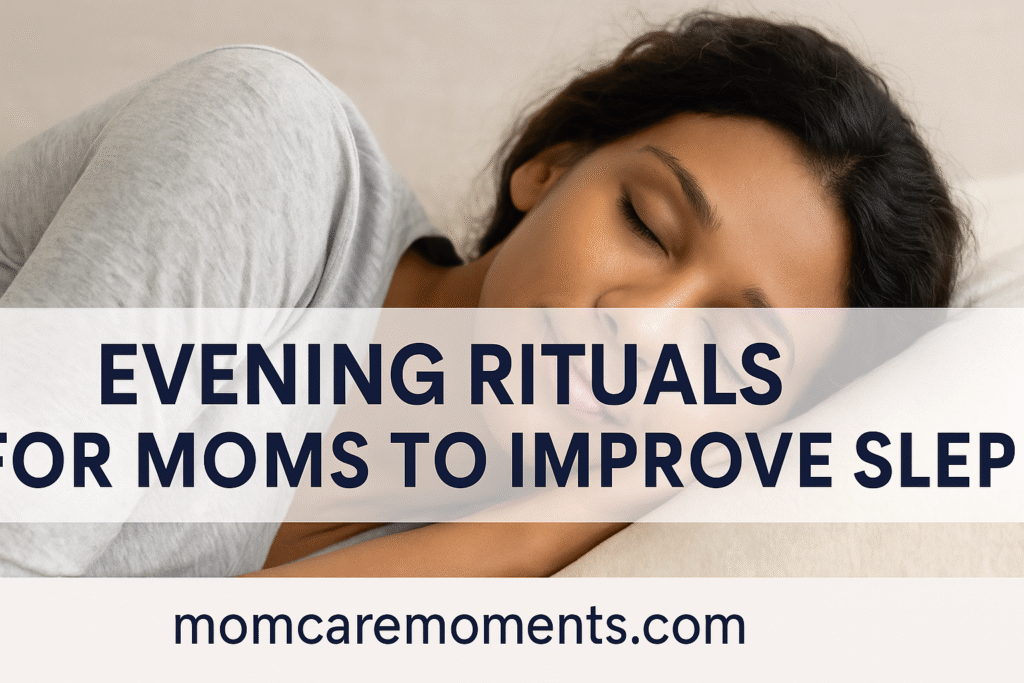 Evening Rituals for Moms to Improve Sleep