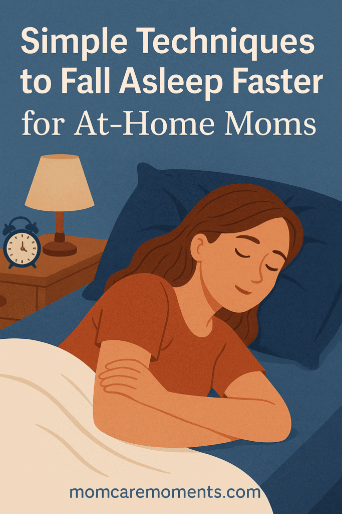 Simple Techniques to Fall Asleep Faster for At-Home Moms