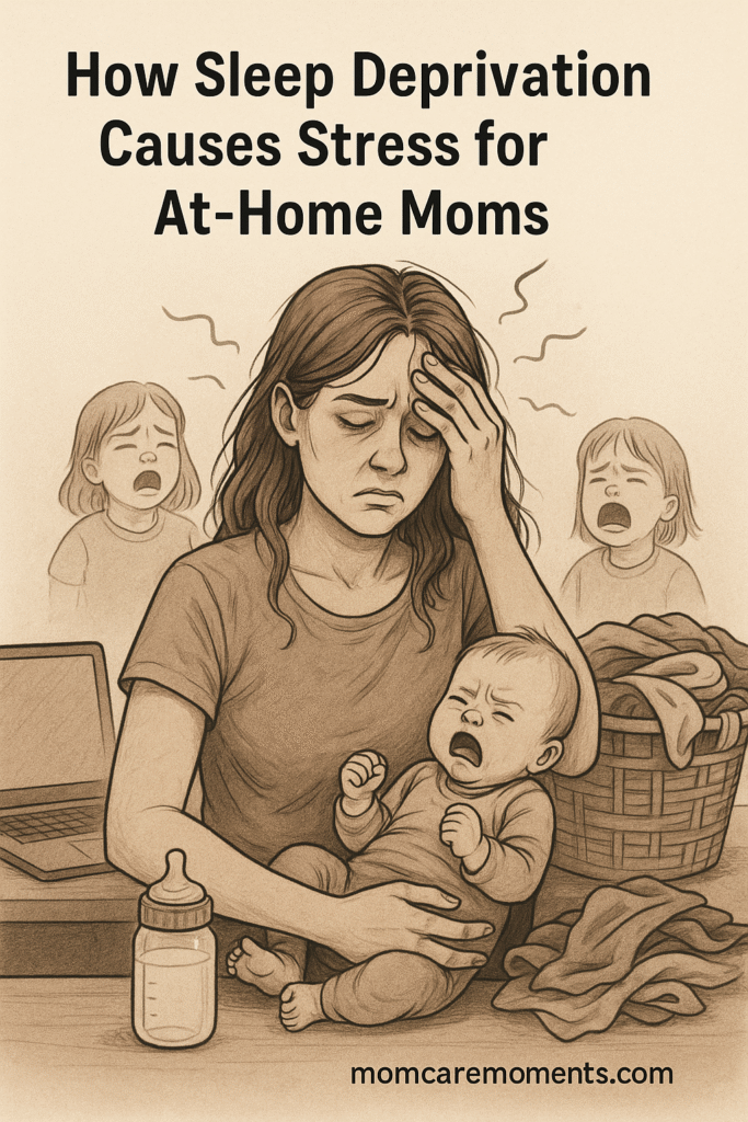 How Sleep Deprivation Triggers Stress in At-Home Moms
