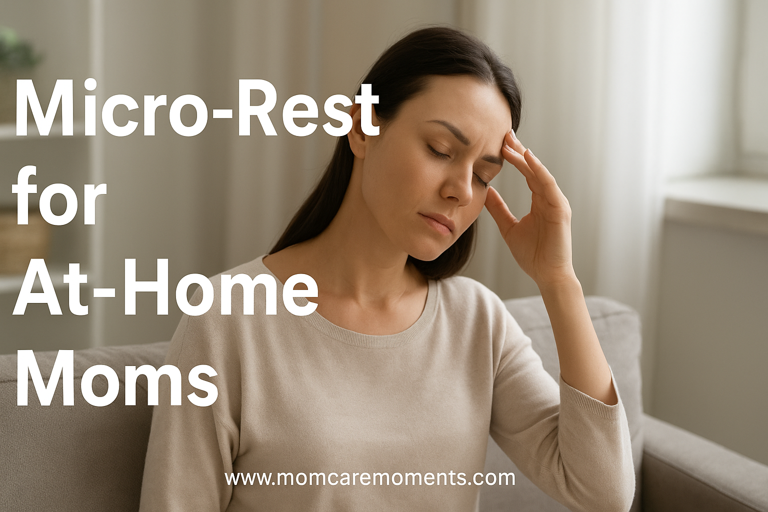 Read more about the article Micro-Rest for At-Home Moms: Simple Ways to Recharge in Just 5 Minutes