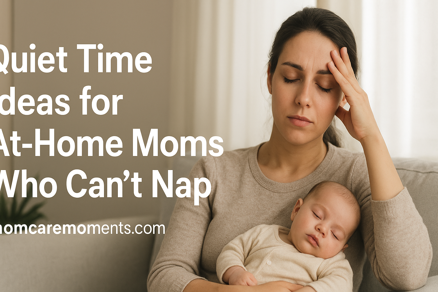 Read more about the article Quiet Time Ideas for At-Home Moms Who Can’t Nap