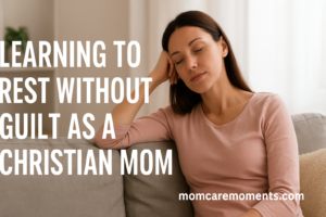 Read more about the article Practical Tips for Learning to Rest Without Guilt as a Christian Mom