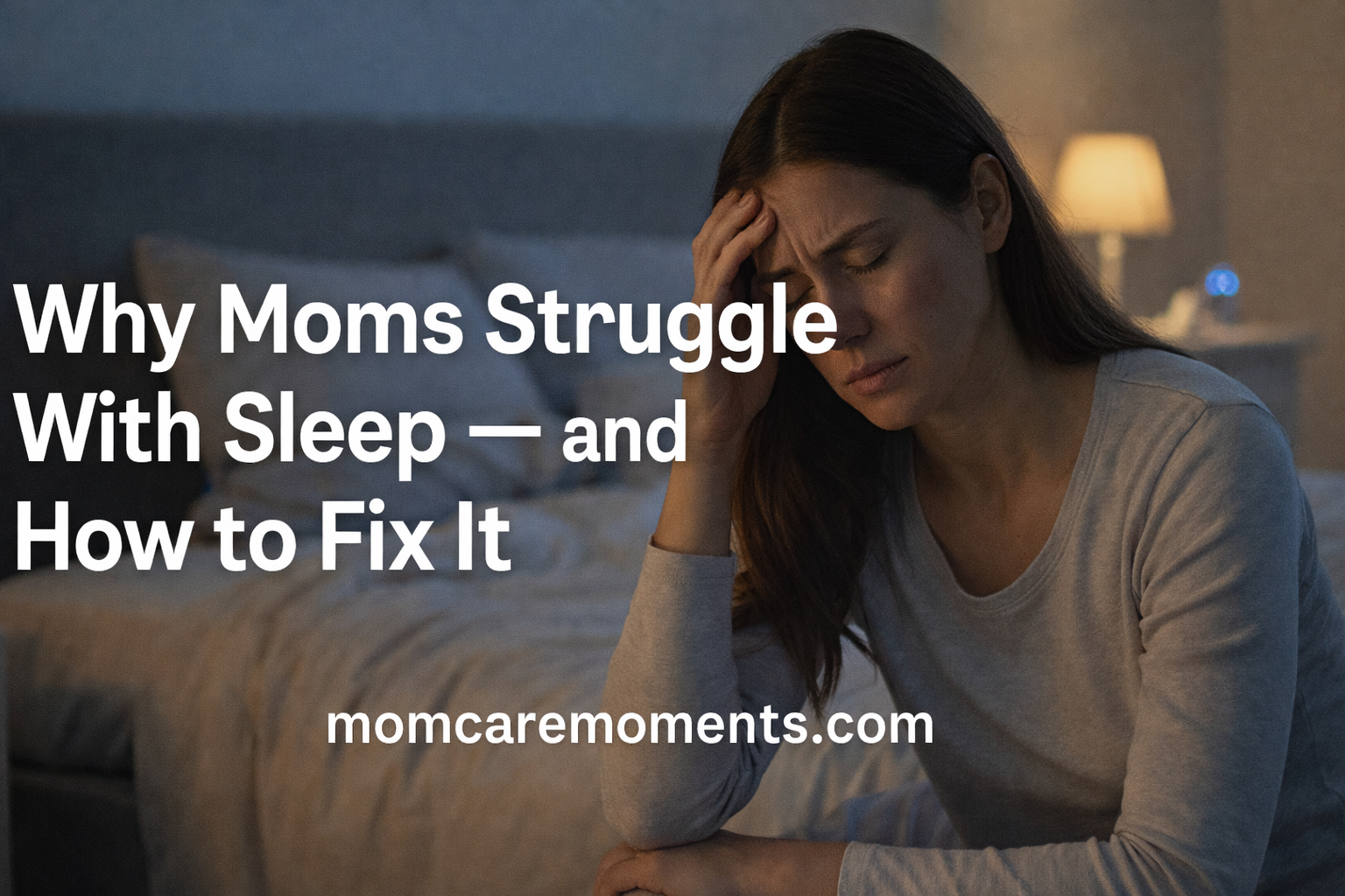 Read more about the article Why Moms Struggle With Sleep — and How to Fix It
