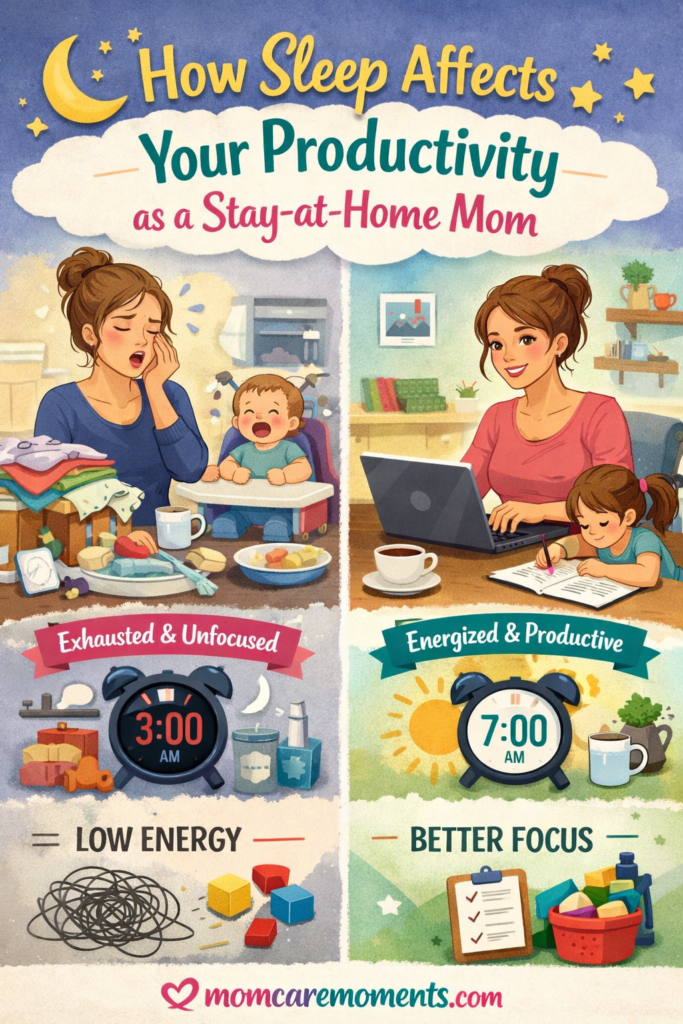 Why Sleep Is the Secret to Productivity for At-Home Moms