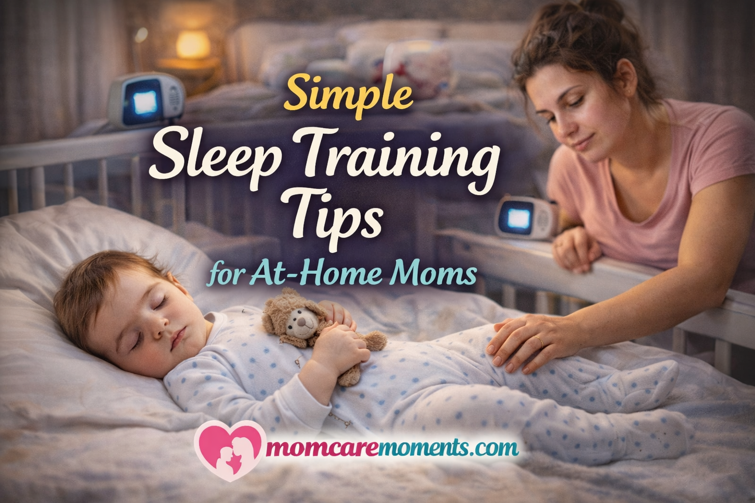 Read more about the article Easy Sleep Training Tips for At-Home Moms (Without Losing Your Own Sleep)