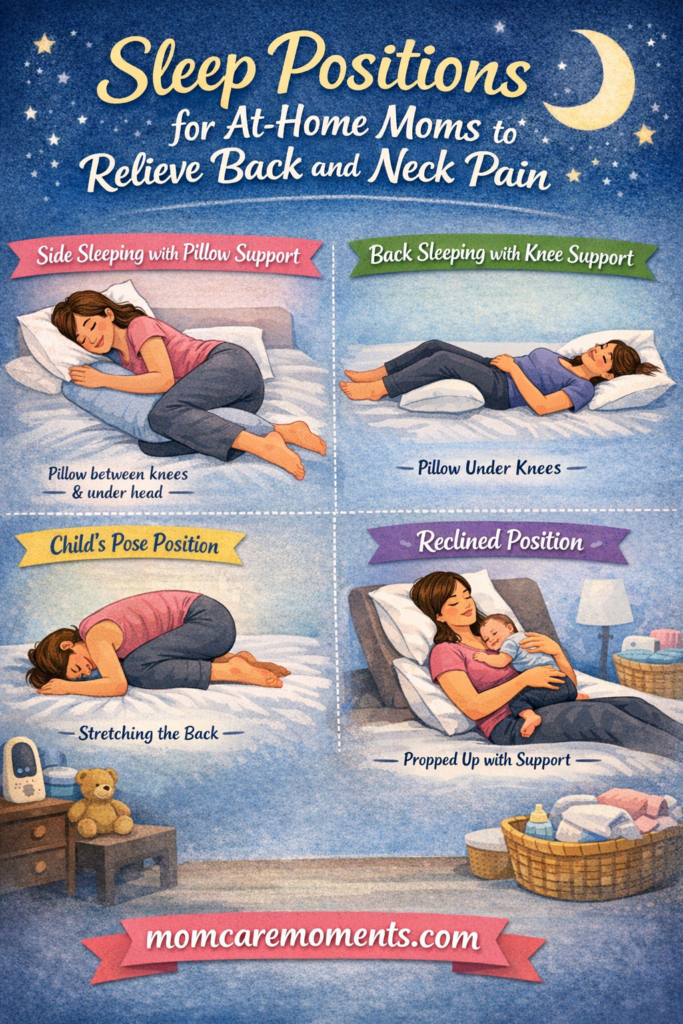 Sleep Positions That Relieve Back & Neck Pain for At-Home Moms