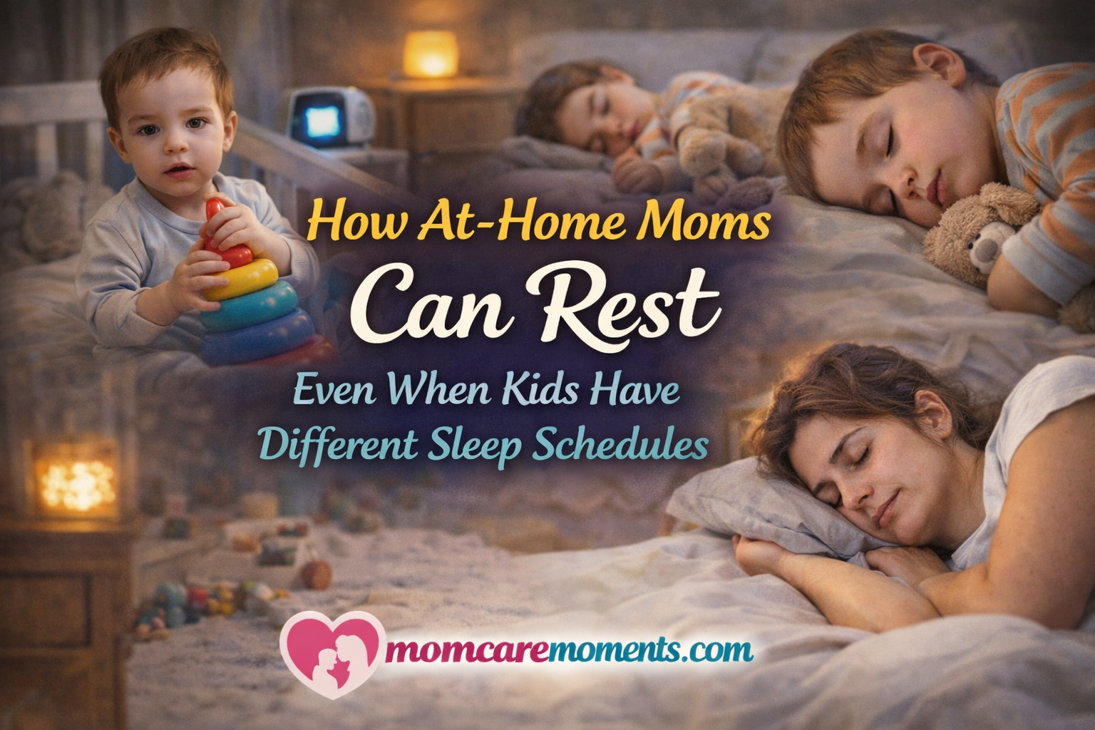 Read more about the article Simple Rest Tips for At-Home Moms With Kids on Different Sleep Schedules