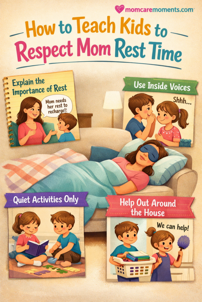 How to Teach Kids to Respect Mom’s Rest Time